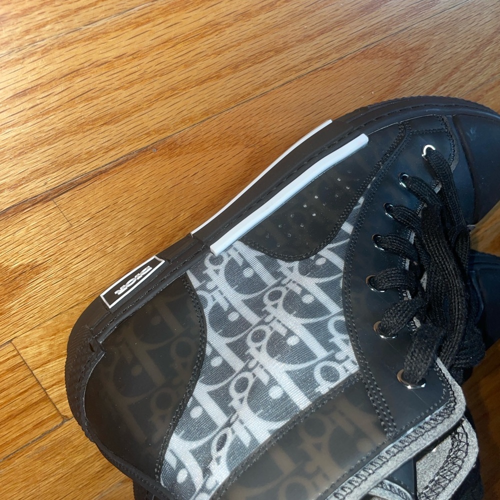Dior Monogram Black and White high top b23 Sneakers size 45 EU - Picture 7 of 10